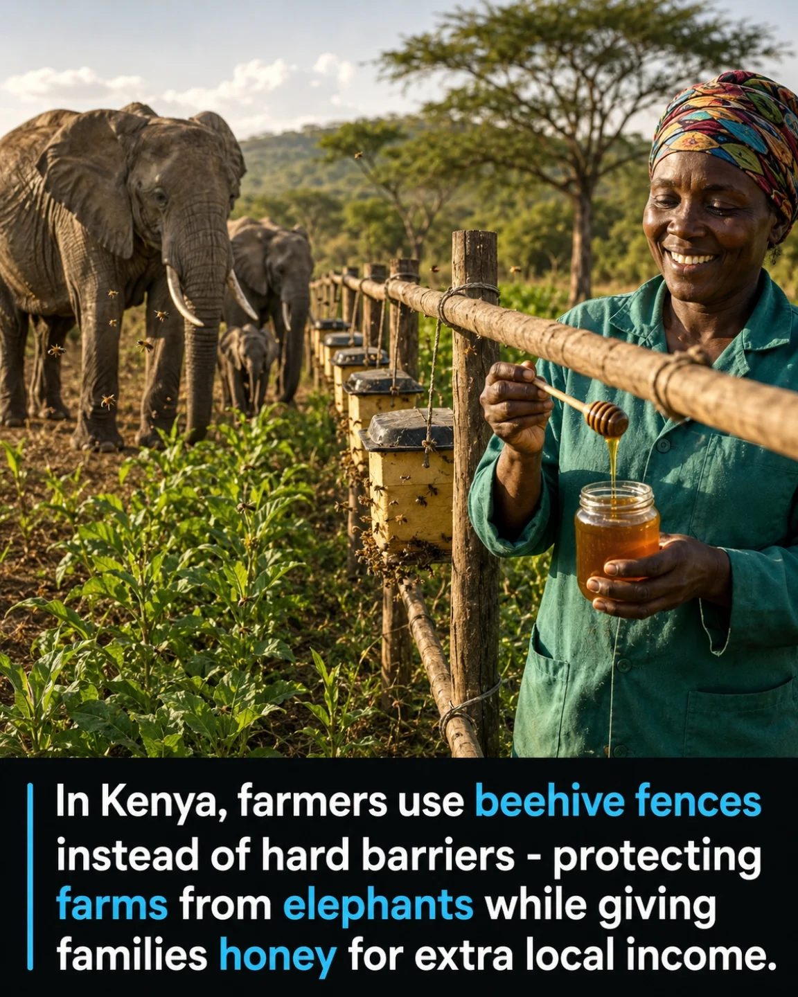 Kenya's Beehive Fences: Protecting Farms and Boosting Income