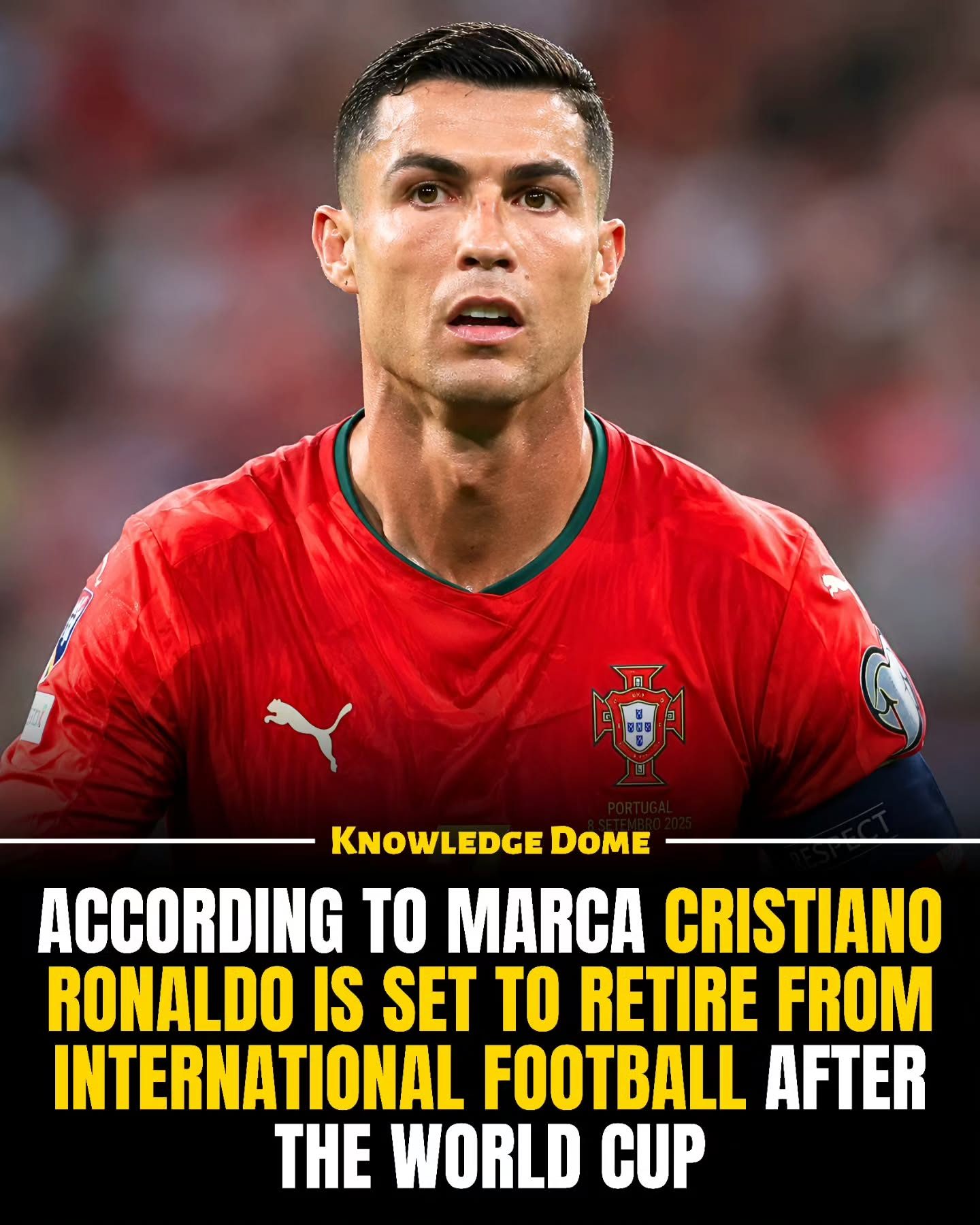Cristiano Ronaldo to Retire After 2026 FIFA World Cup
