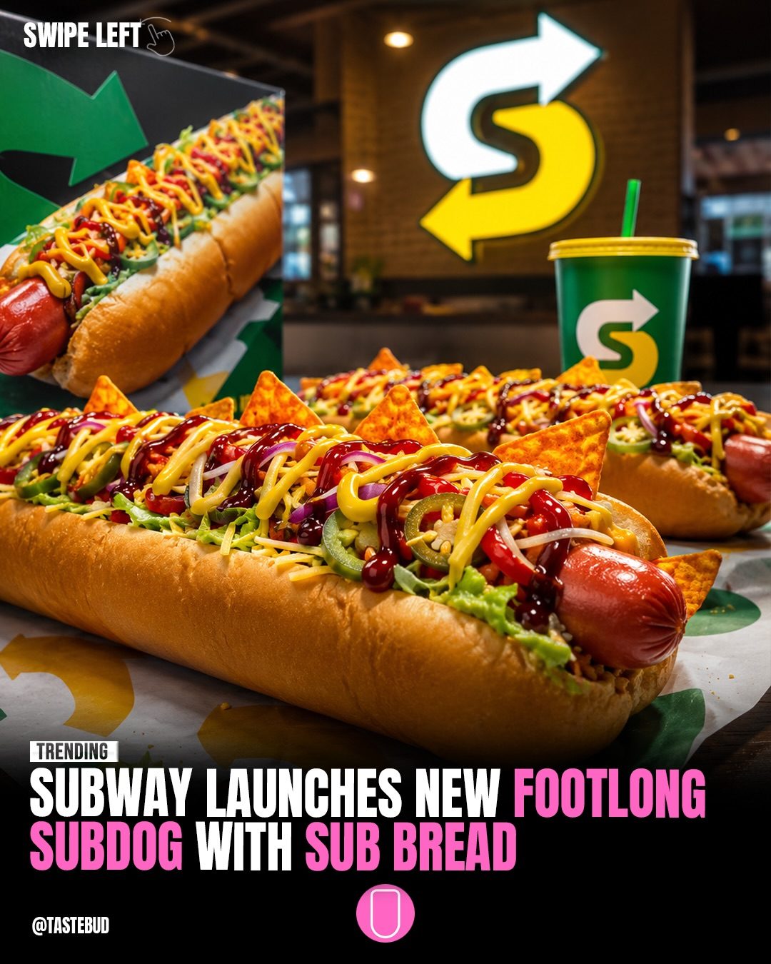 Subway's New SubDog: Footlong Hot Dog in Bread