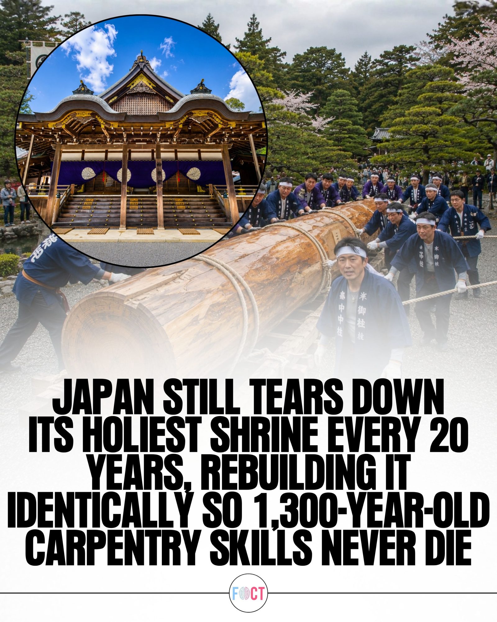 The Ise Grand Shrine's 20-Year Tradition: Preserving Ancient Carpentry