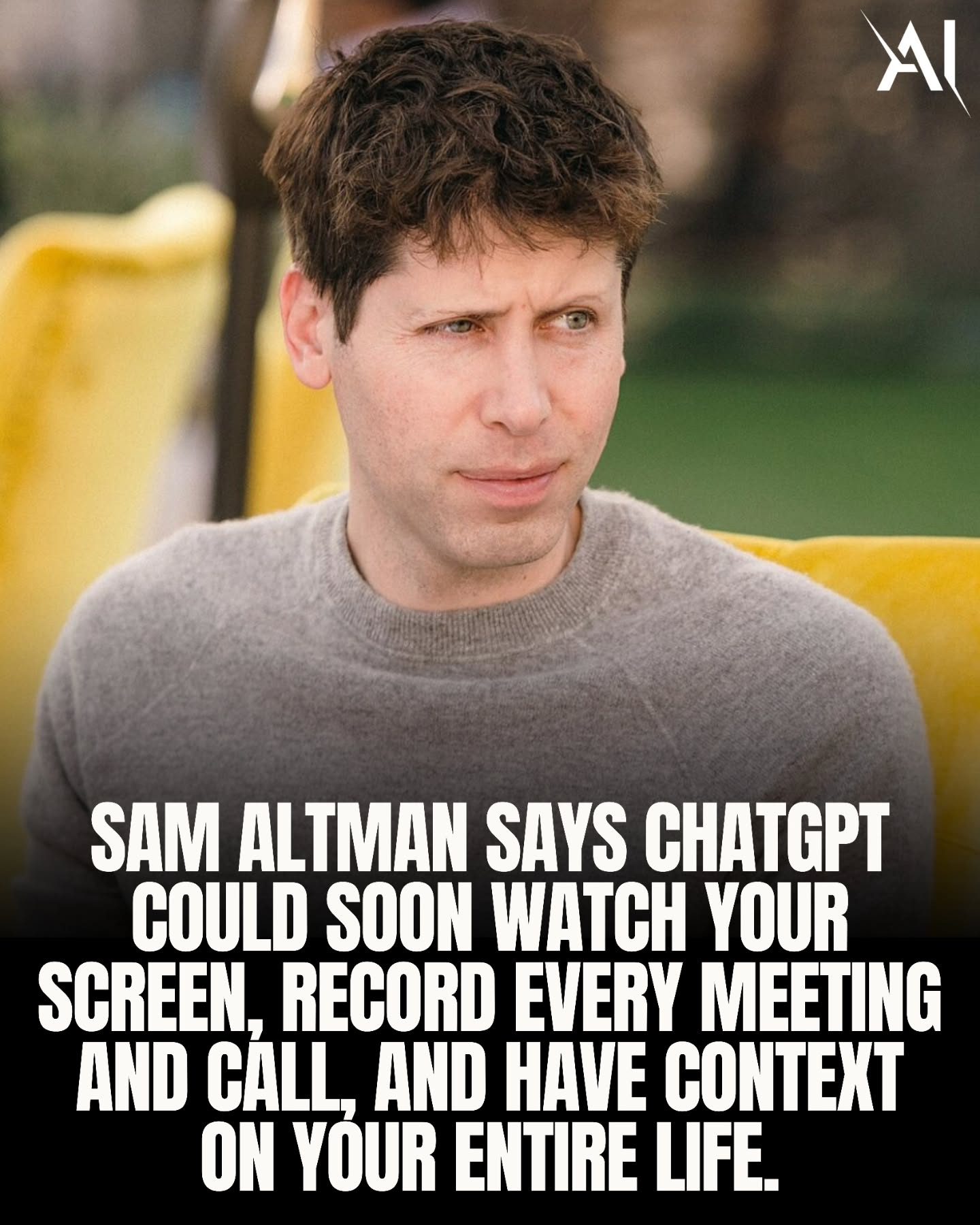 Sam Altman's Revelation: ChatGPT's Upcoming Screen Monitoring