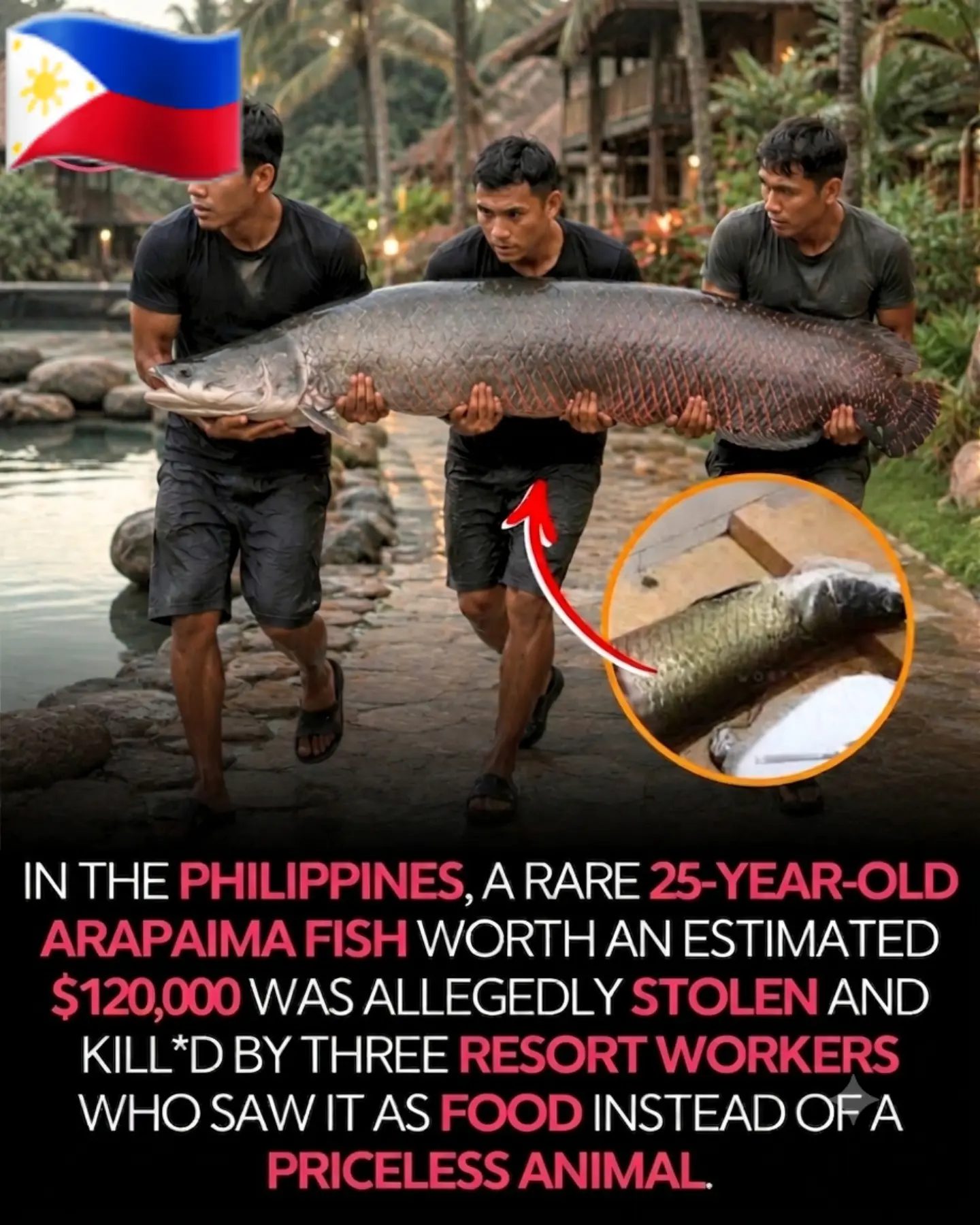 Rare $120K Fish Stolen and Killed in Philippines Resort Incident