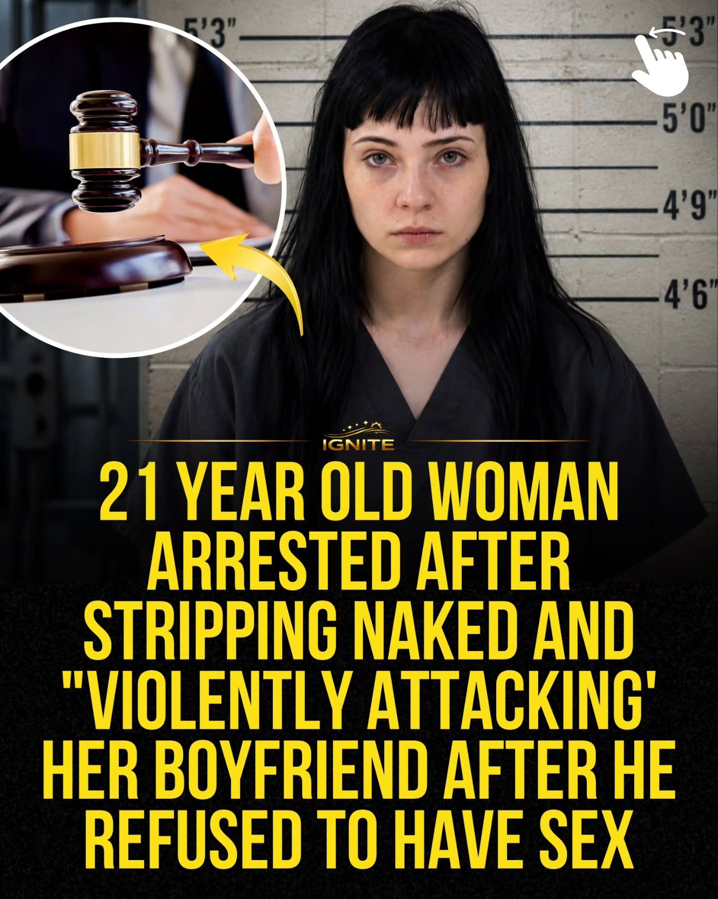 Woman Arrested After Violent Attack on Boyfriend