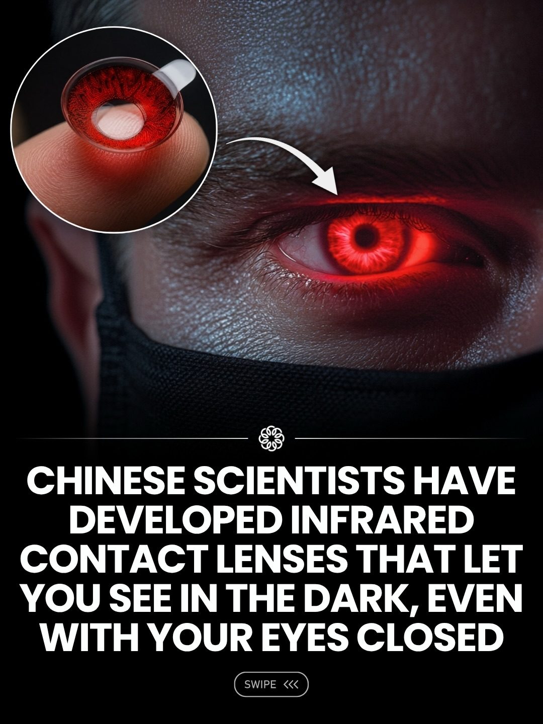 Infrared Contact Lenses: Seeing In The Dark