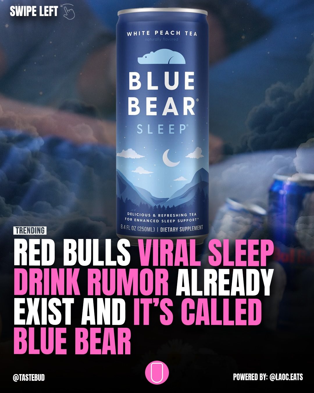 Blue Bear Sleep Drink: The Calming Alternative to Energy Drinks