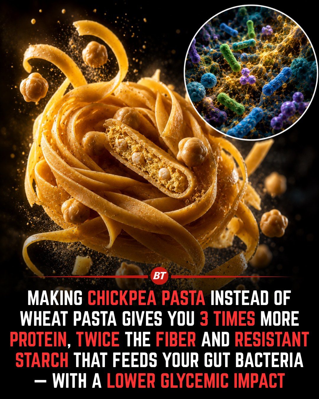 Chickpea Pasta: Boost Protein, Fiber, & Gut Health