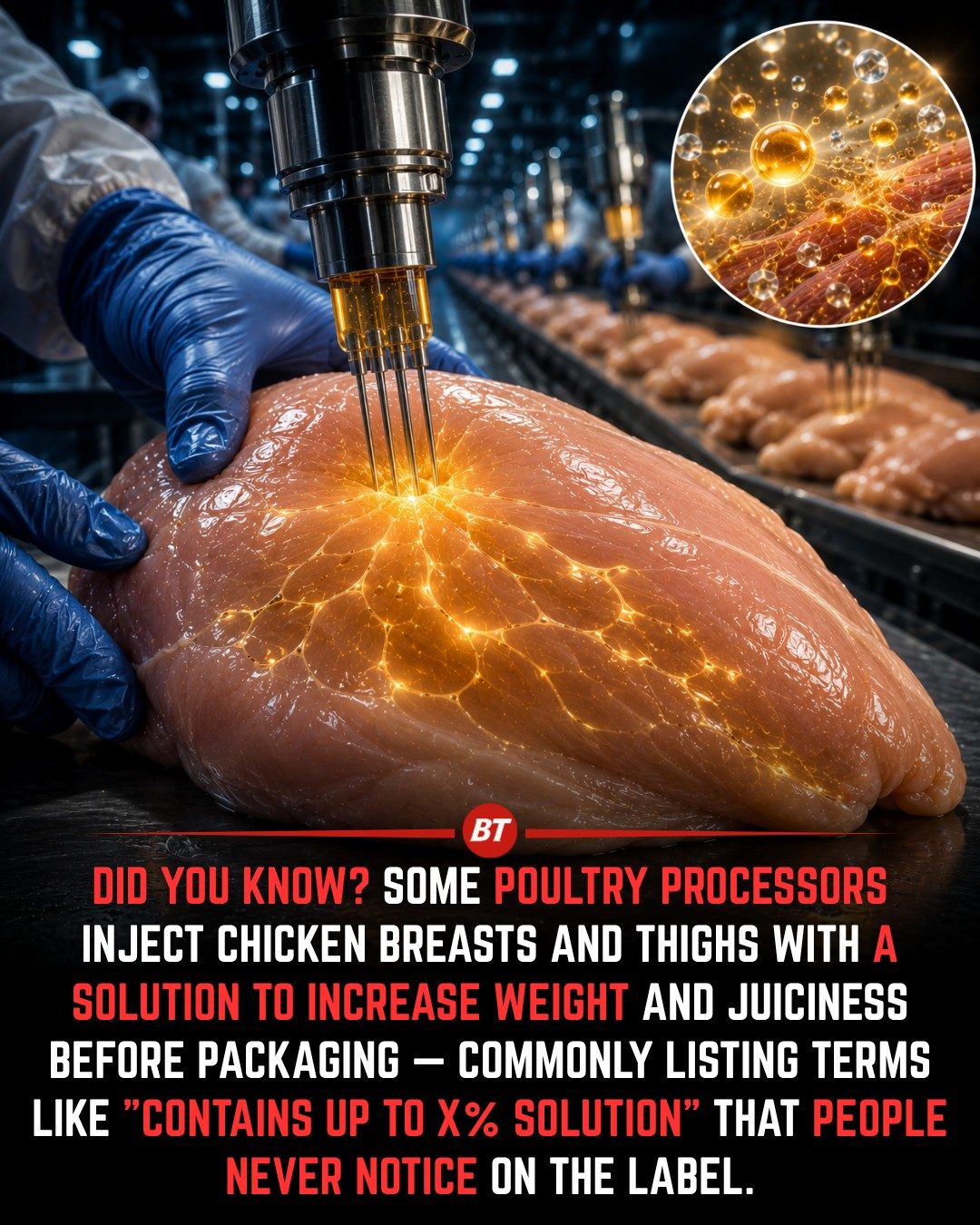 Chicken Injection: How Processors Add Weight and Juiciness