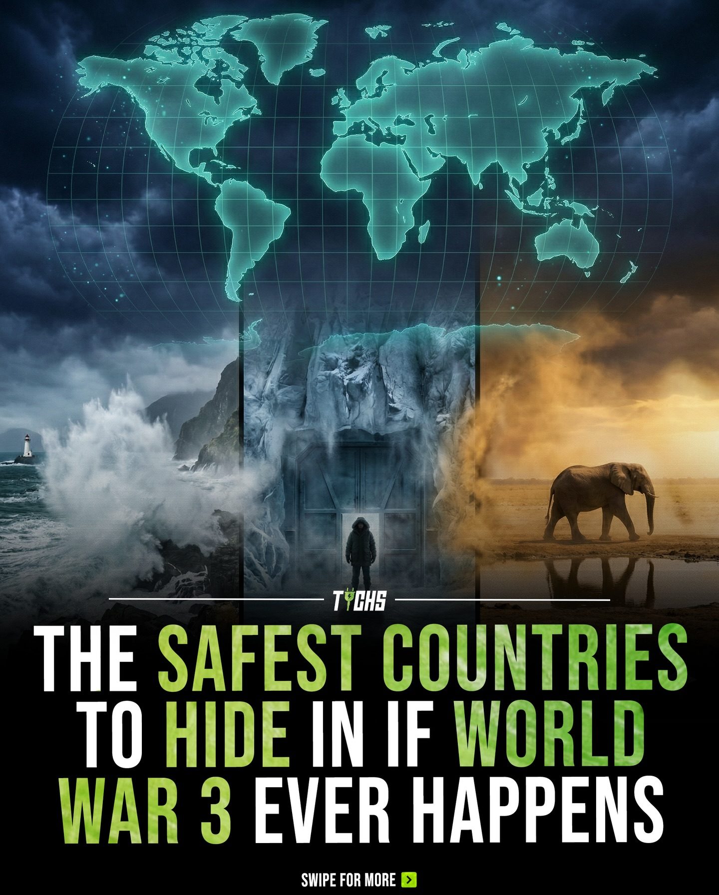 Safest Countries to Hide in During World War 3