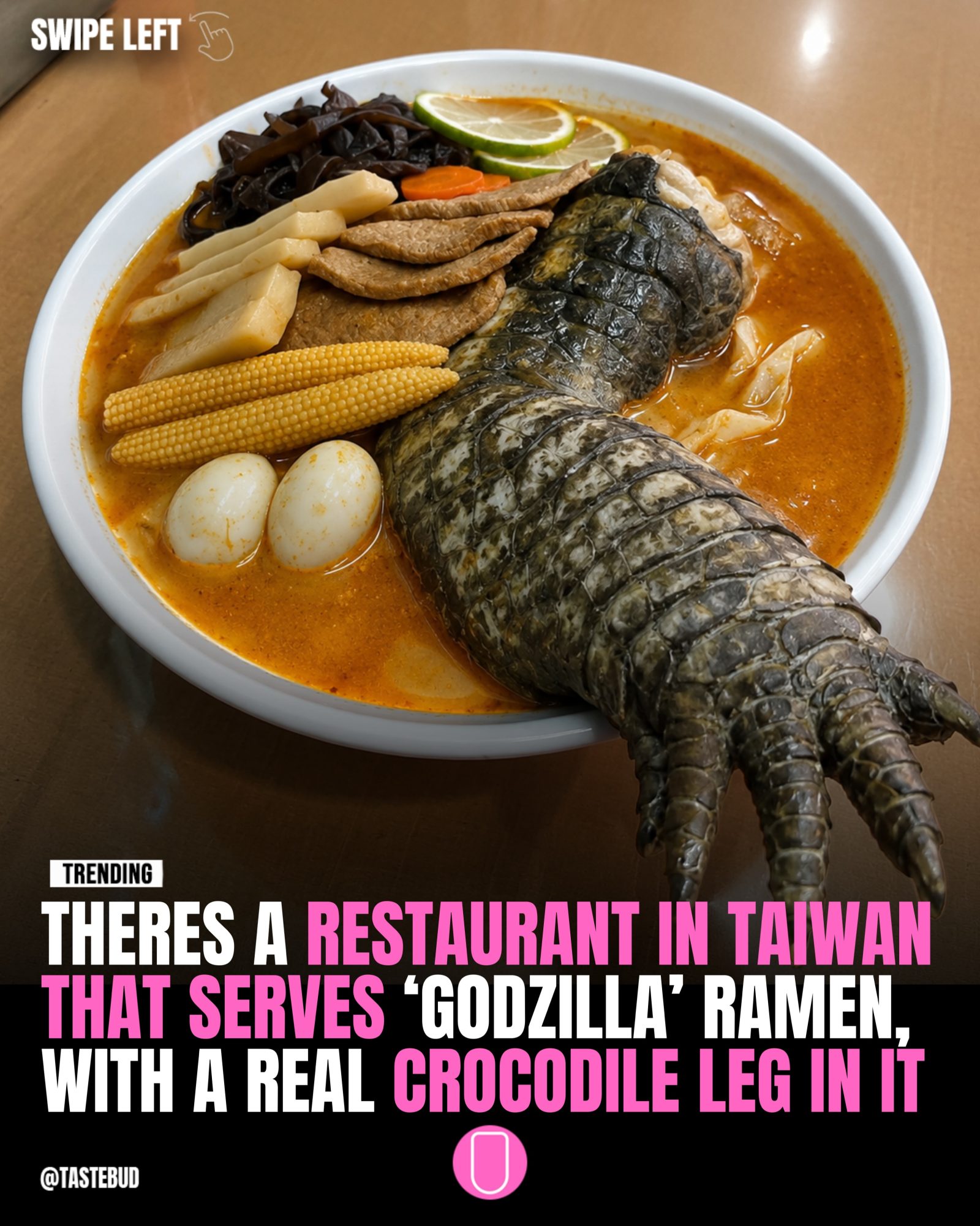 Crocodile Leg Ramen Takes Over Social Media