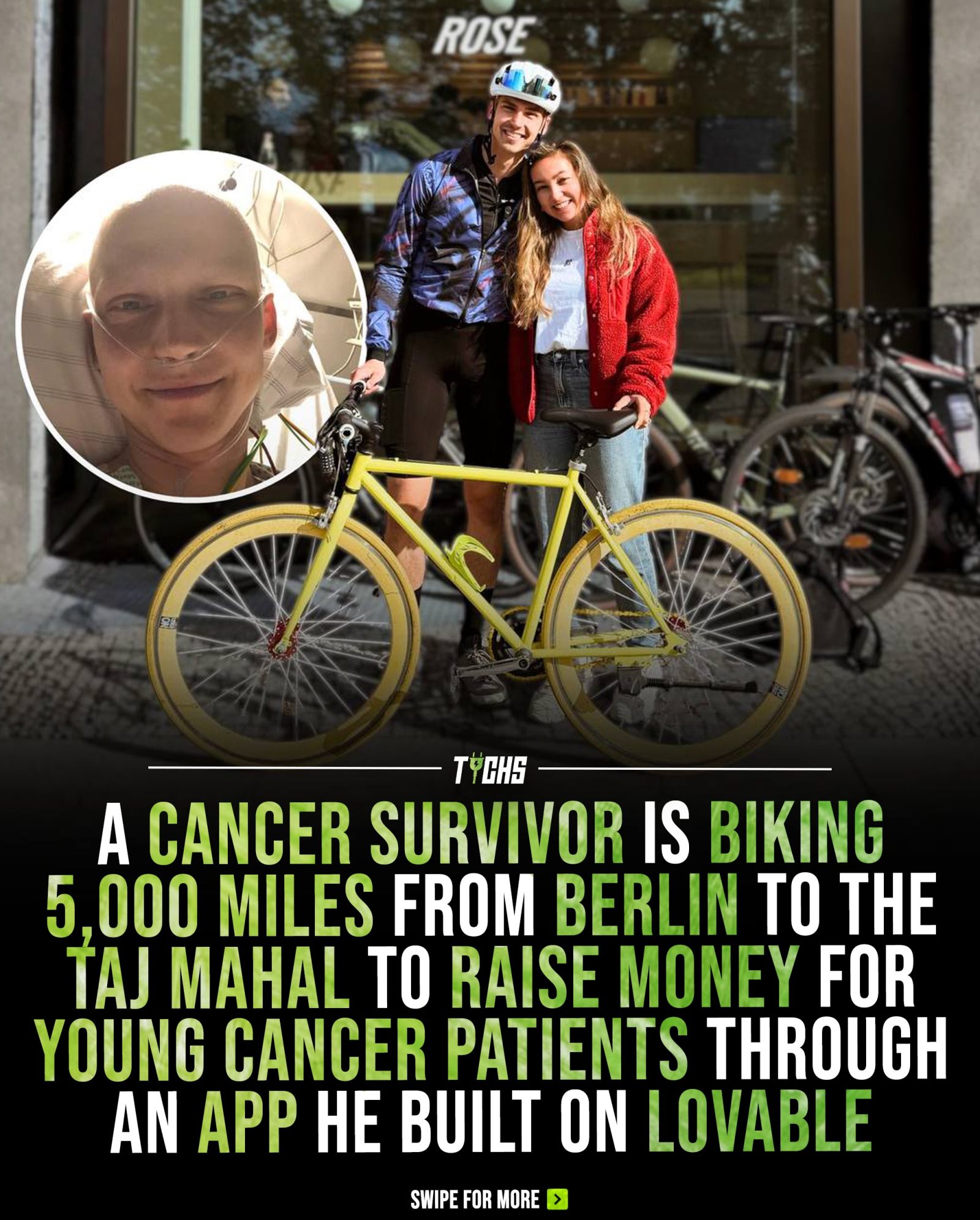John Müller's 5,000-Mile Charity Bike Ride for Young Cancer Patients