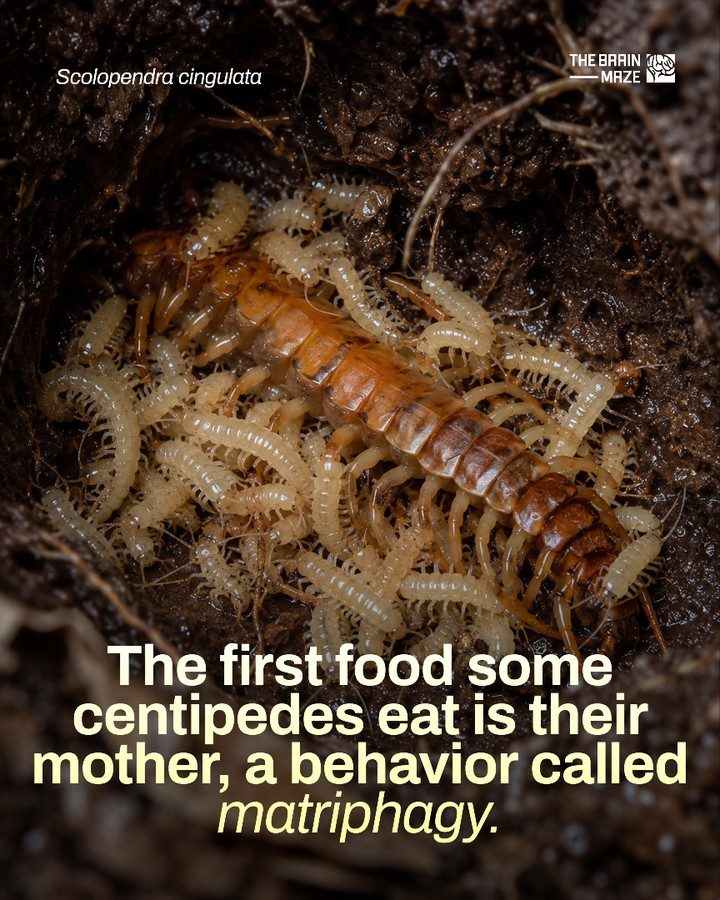Unusual Centipede Behavior: Mothers as First Meal