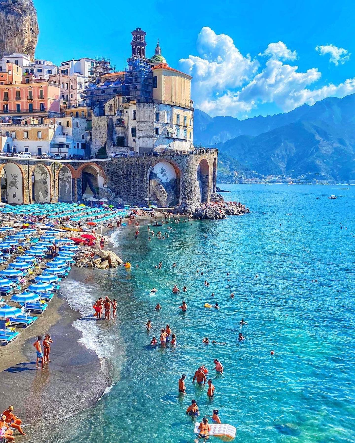 Positano Italy Coastal Town and Beach