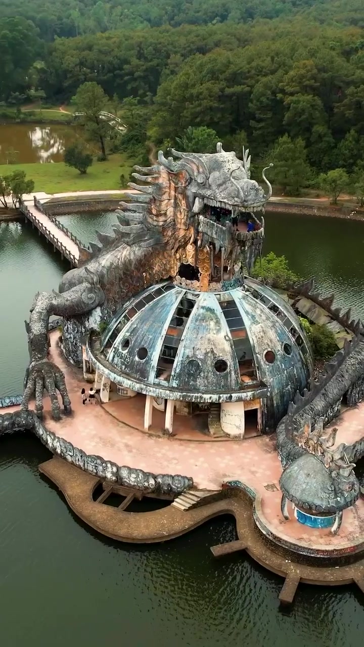 Thuy Tien Lake Dragon Sculpture: Vietnam's Hidden Gem