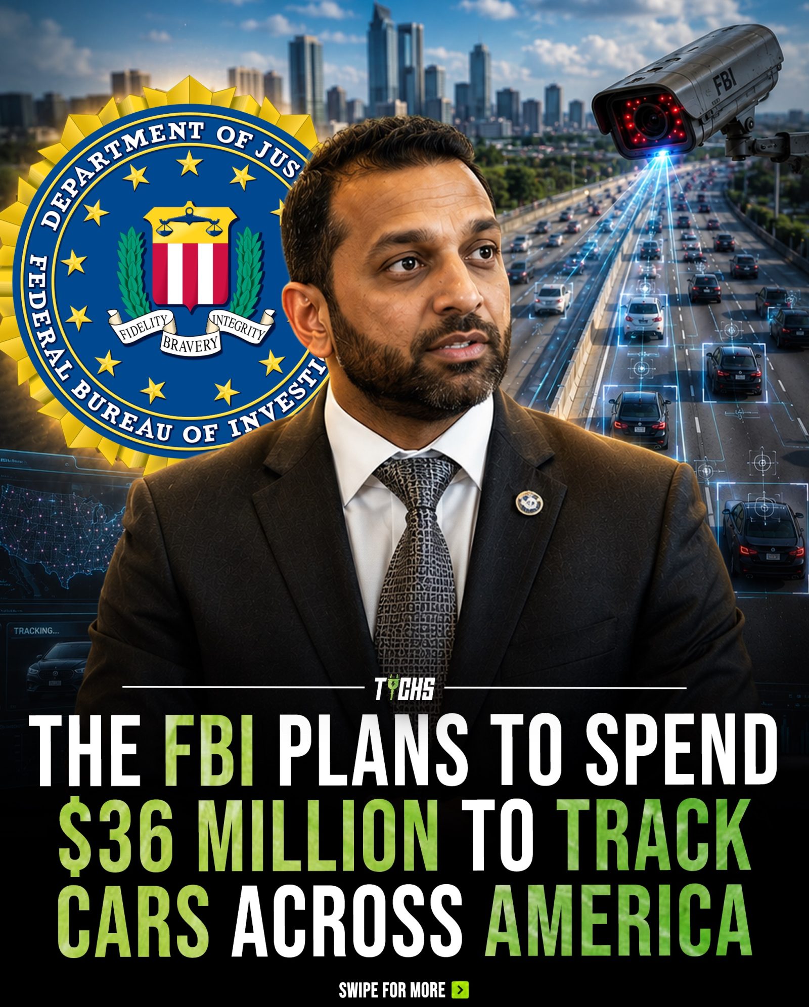 FBI's $36 Million Plan to Track Vehicles Nationwide