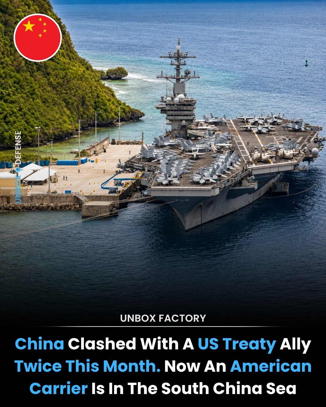 US Navy Reinforces South China Sea with Aircraft Carrier