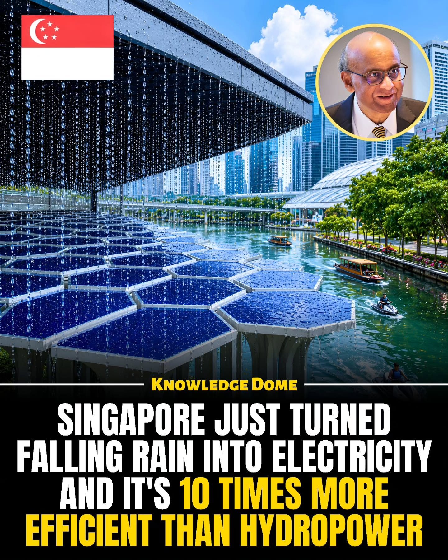 Singapore's New Rain-Drop Electricity Generation Method