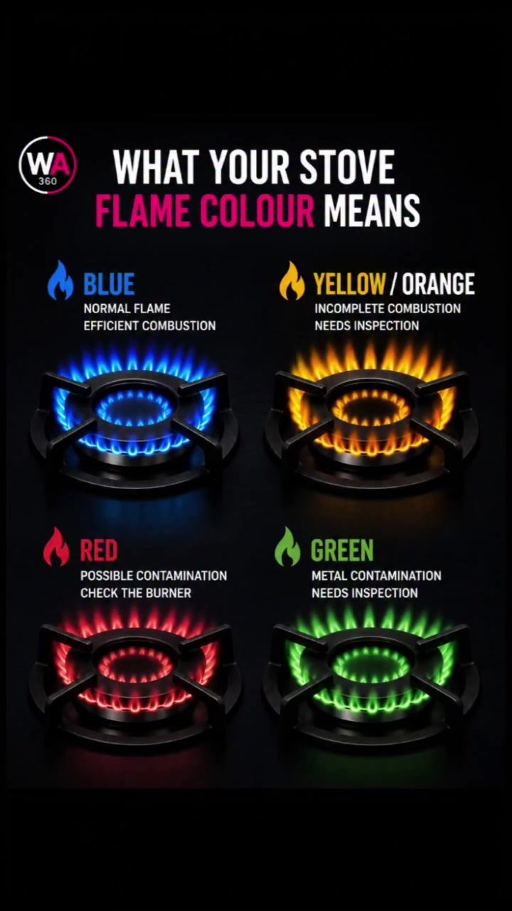 What Your Stove Flame Color Reveals About Safety and Efficiency