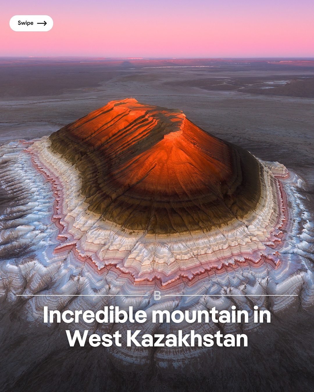 Bokty Mountain: West Kazakhstan's Layered Wonder