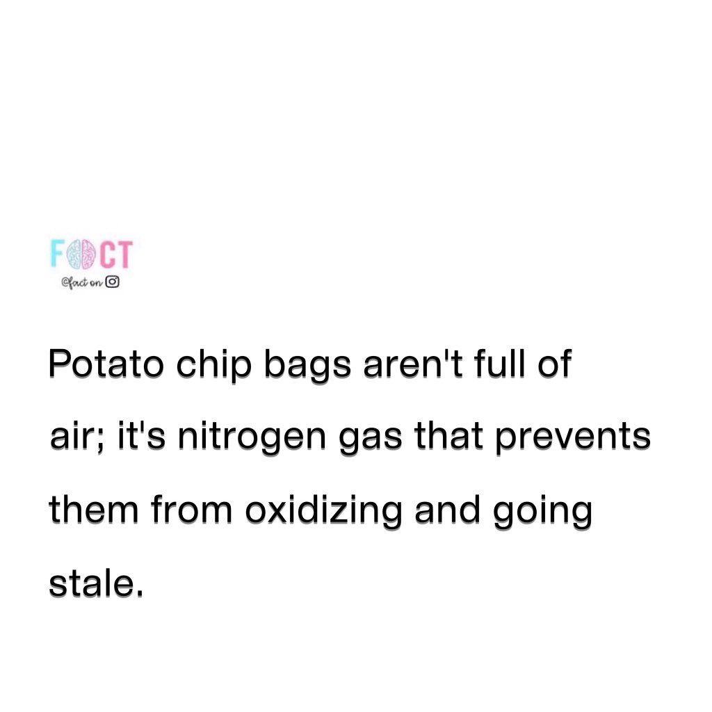 Why Potato Chip Bags are Filled with Nitrogen