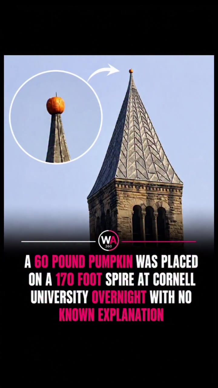 The Unsolved Mystery of the Pumpkin on Cornell's Spire