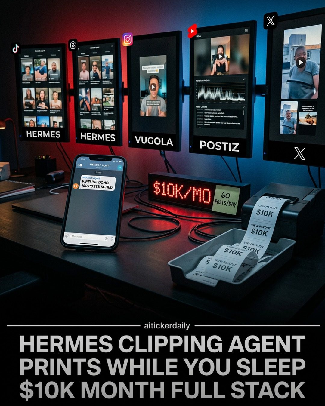 Automate Social Media Content Creation with Hermes