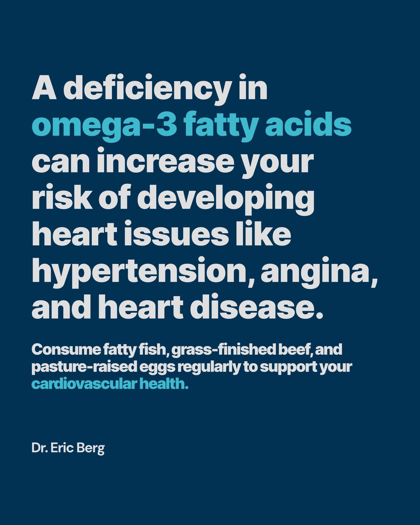 Omega-3s Essential for a Healthy Heart
