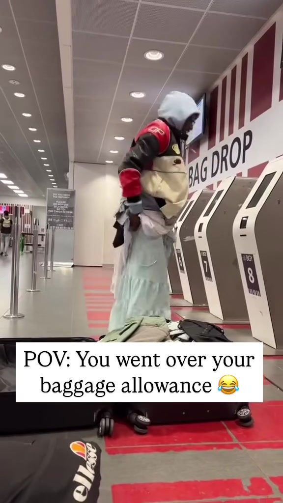 Struggling with Baggage Allowance at Airport