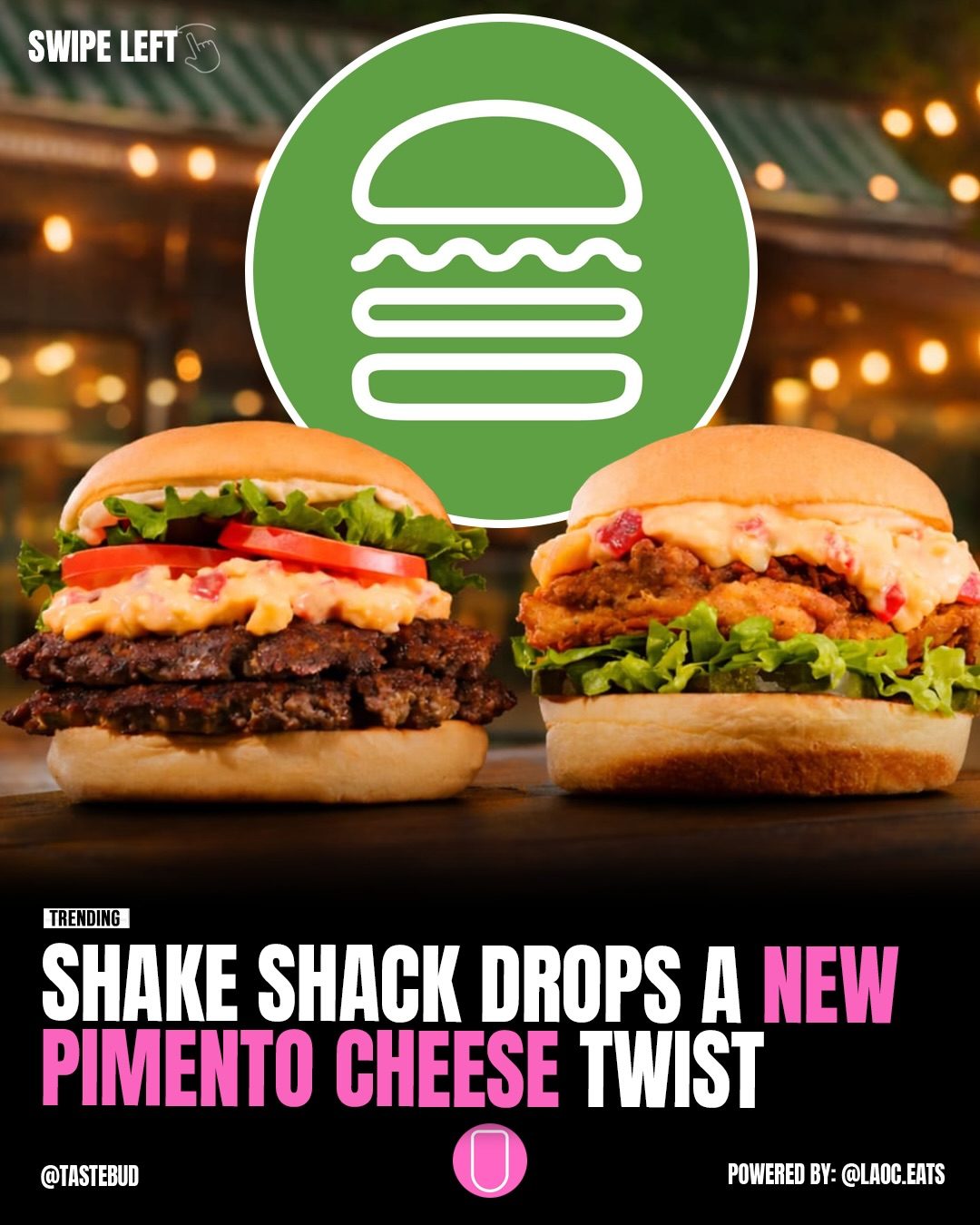 **Shake Shack's New Pimento Cheese Twist: Sharp Cheddar & Cherry Peppers**

*This title uses the brand name, the new product name, and describes the new ingredients, adhering to the character limit and matching the real topic of the reel.*