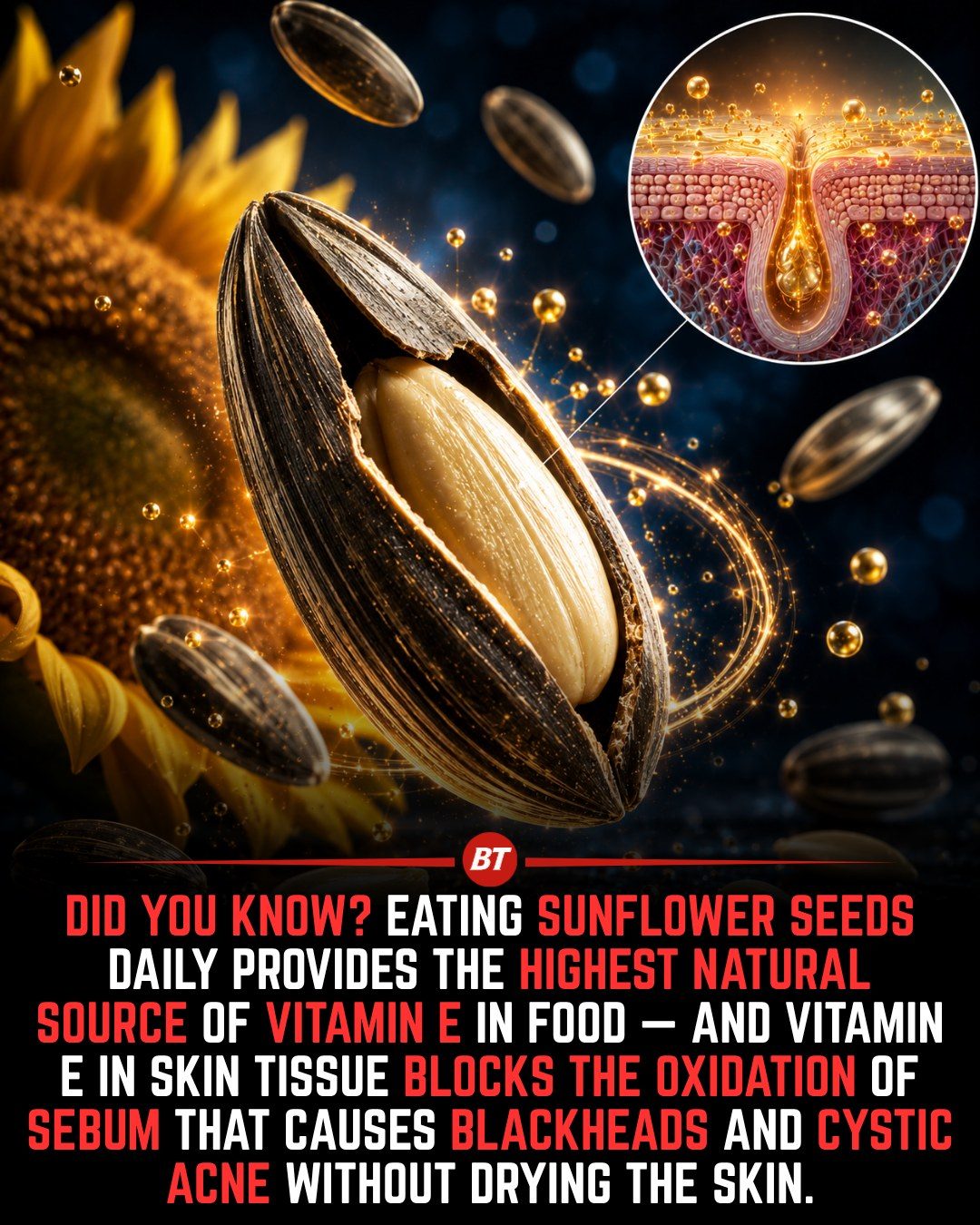 Sunflower Seeds: Natural Skin Protector