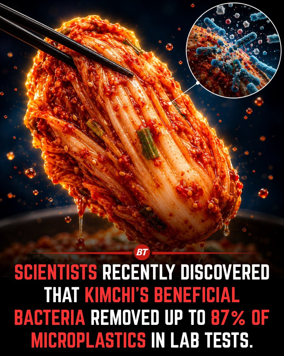Kimchi: New Research on Microplastics Removal