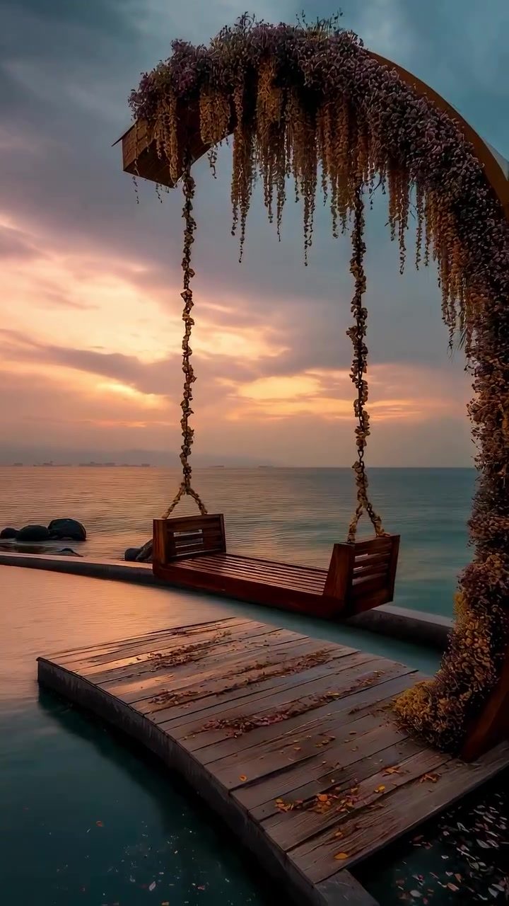 Romantic Escapes: Swing Over Water and More