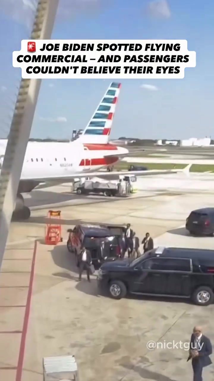 Joe Biden's Surprise Commercial Flight: What's the Story?