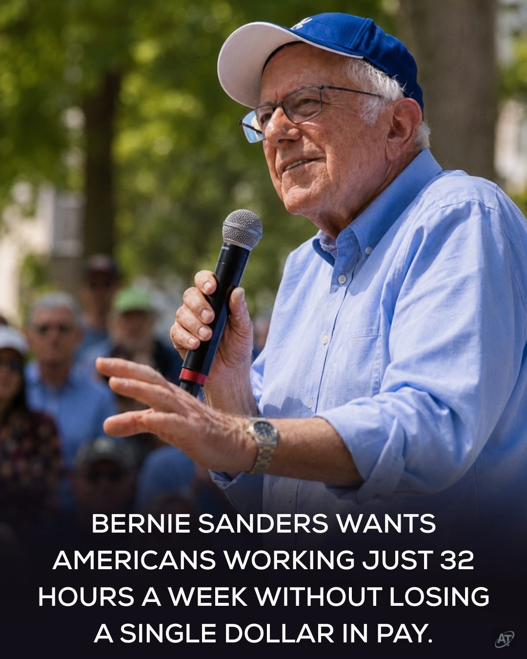Bernie Sanders Advocates for 32-Hour Workweek