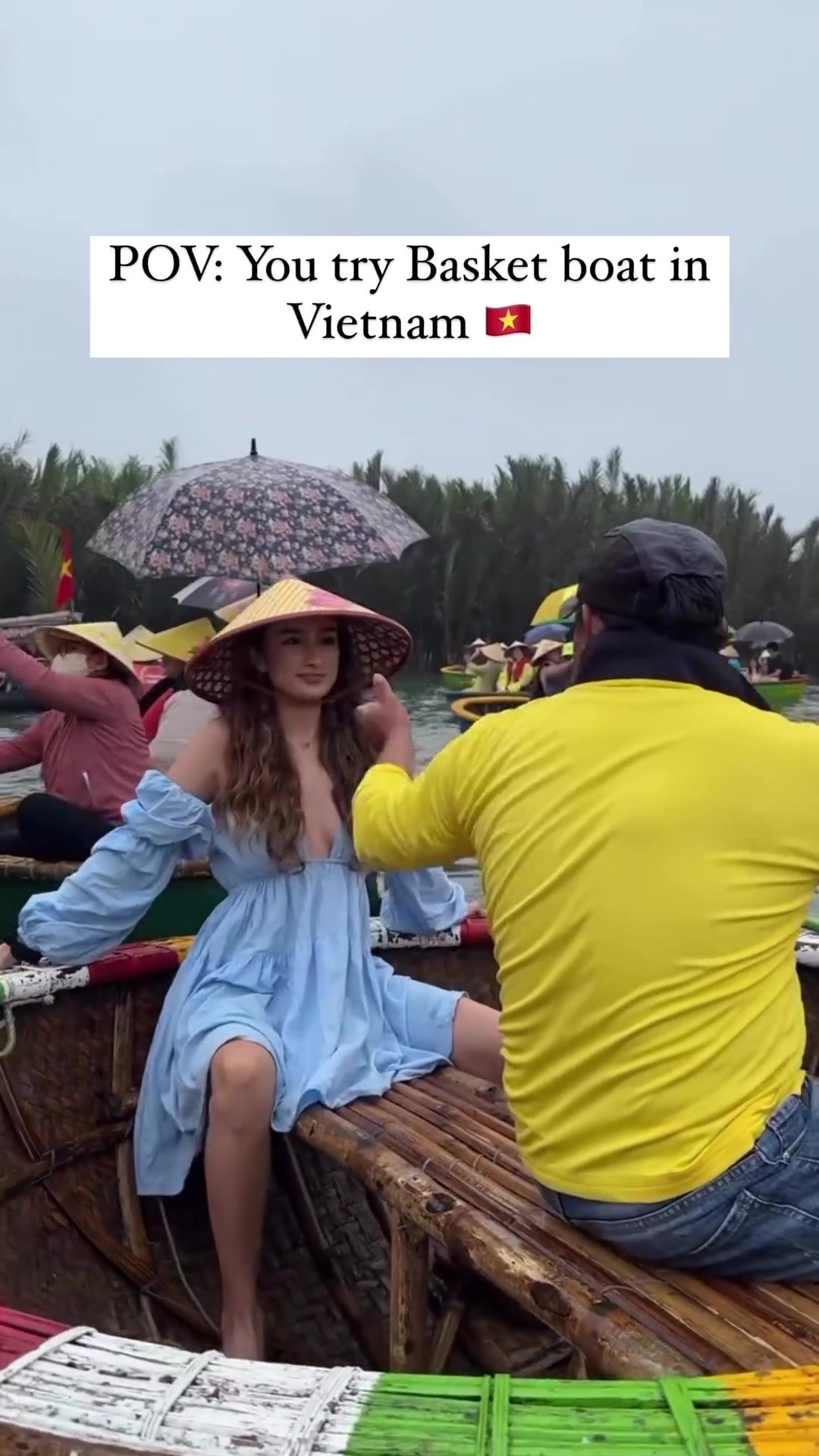 Vietnam's Thrilling Basket Boat Ride