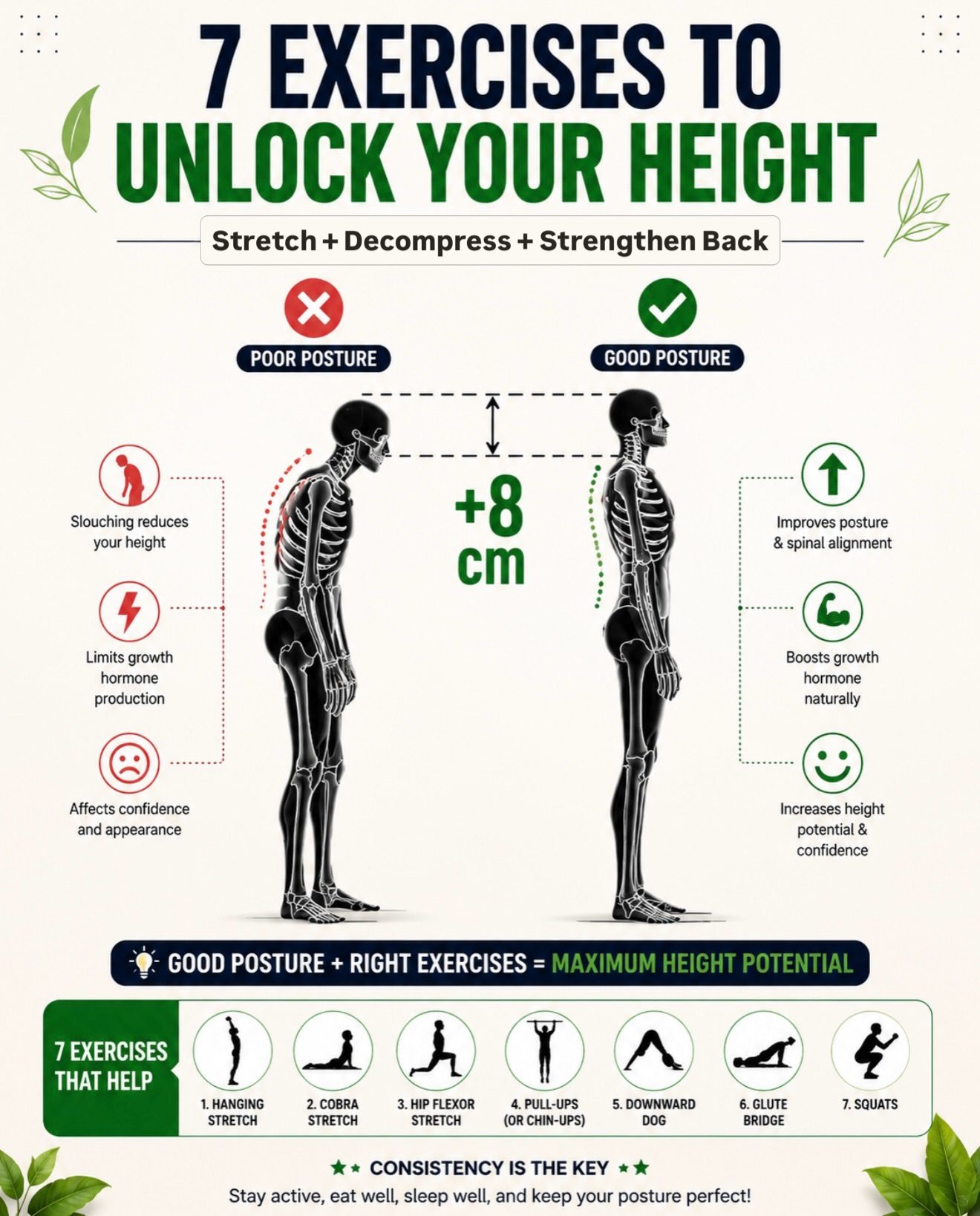 **Unlock Your Height: 7 Exercises for Better Posture and Mobility**