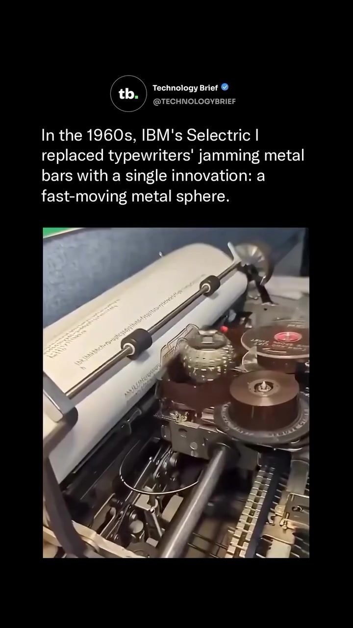 The Impact of IBM's Selectric Typewriter Innovation
