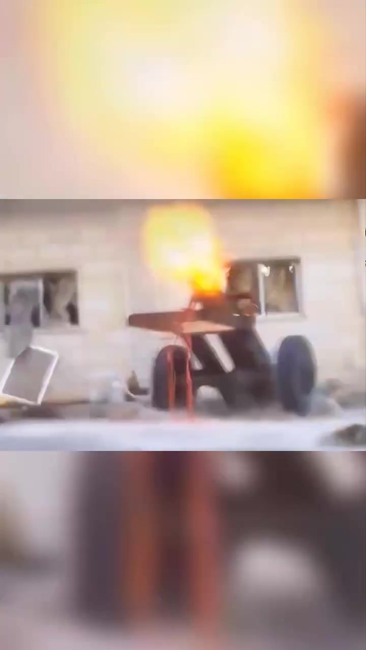 The Power of Syria's DIY Hell Cannon: Destroying Buildings with Homemade Weaponry