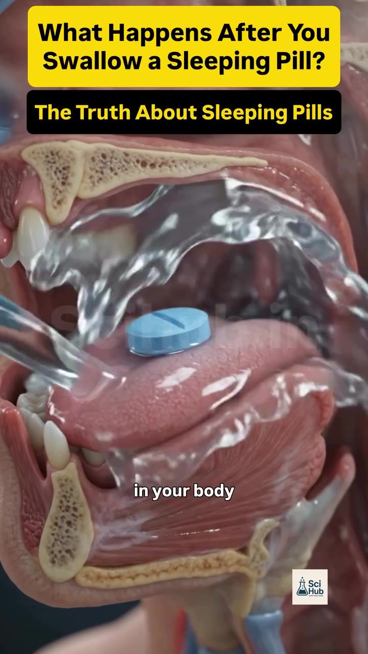 Sleeping Pill Journey: From Mouth to Brain