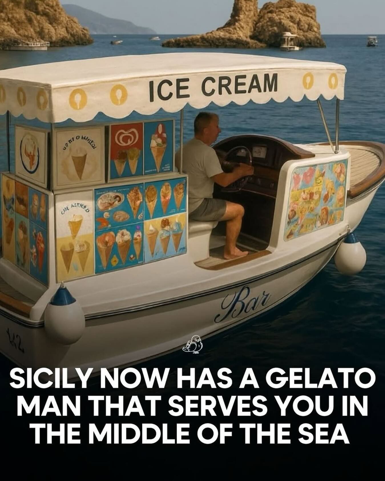Savor Sicily's Unique Gelato Boat Experience