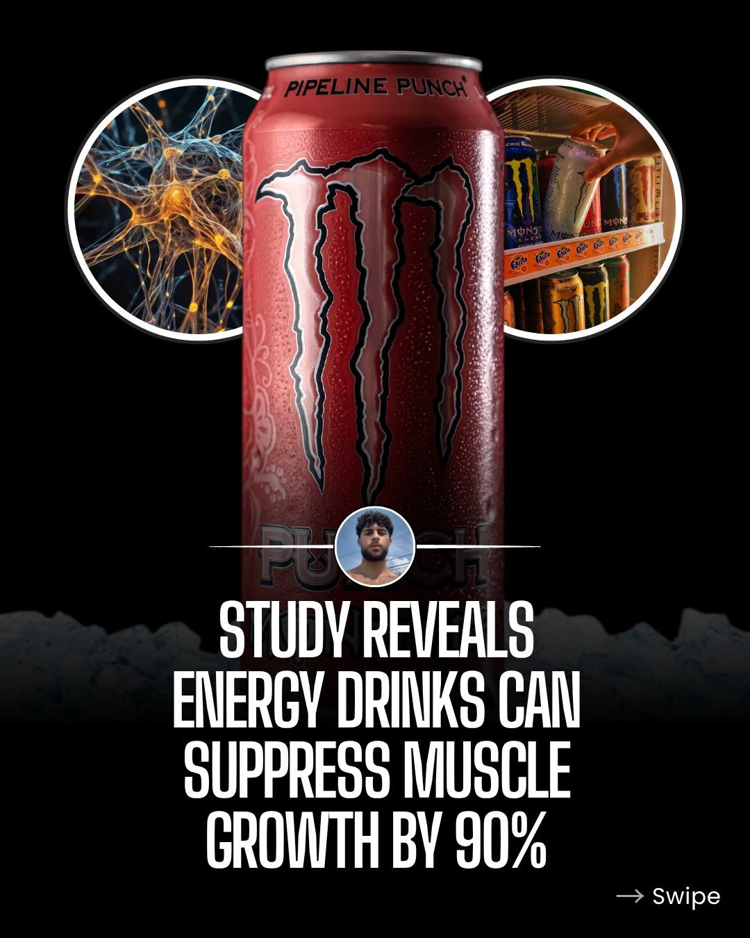 Energy Drinks May Hinder Muscle Growth