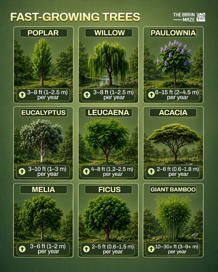 Top Fast-Growing Trees for Shade, Timber, and More