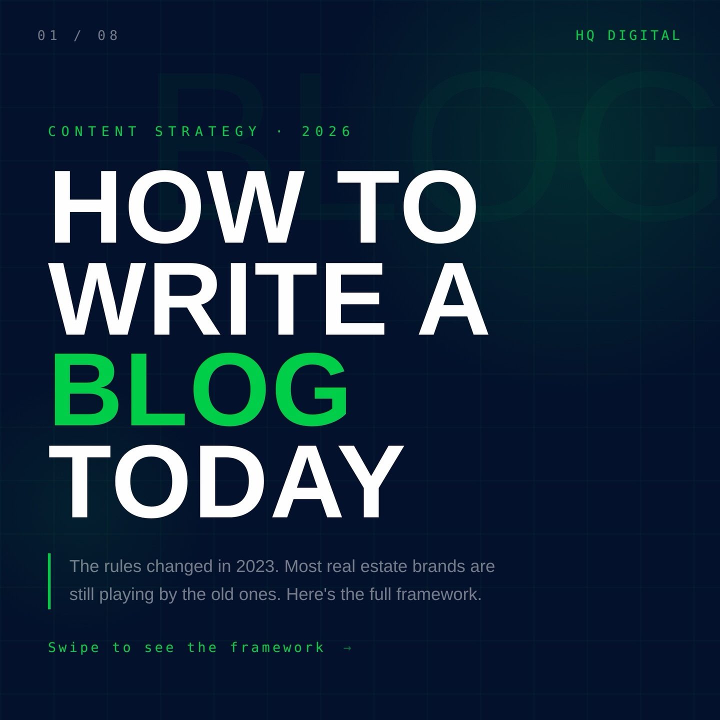 **HQ Digital's 2026 Blog Strategy: Specificity Over Volume**
