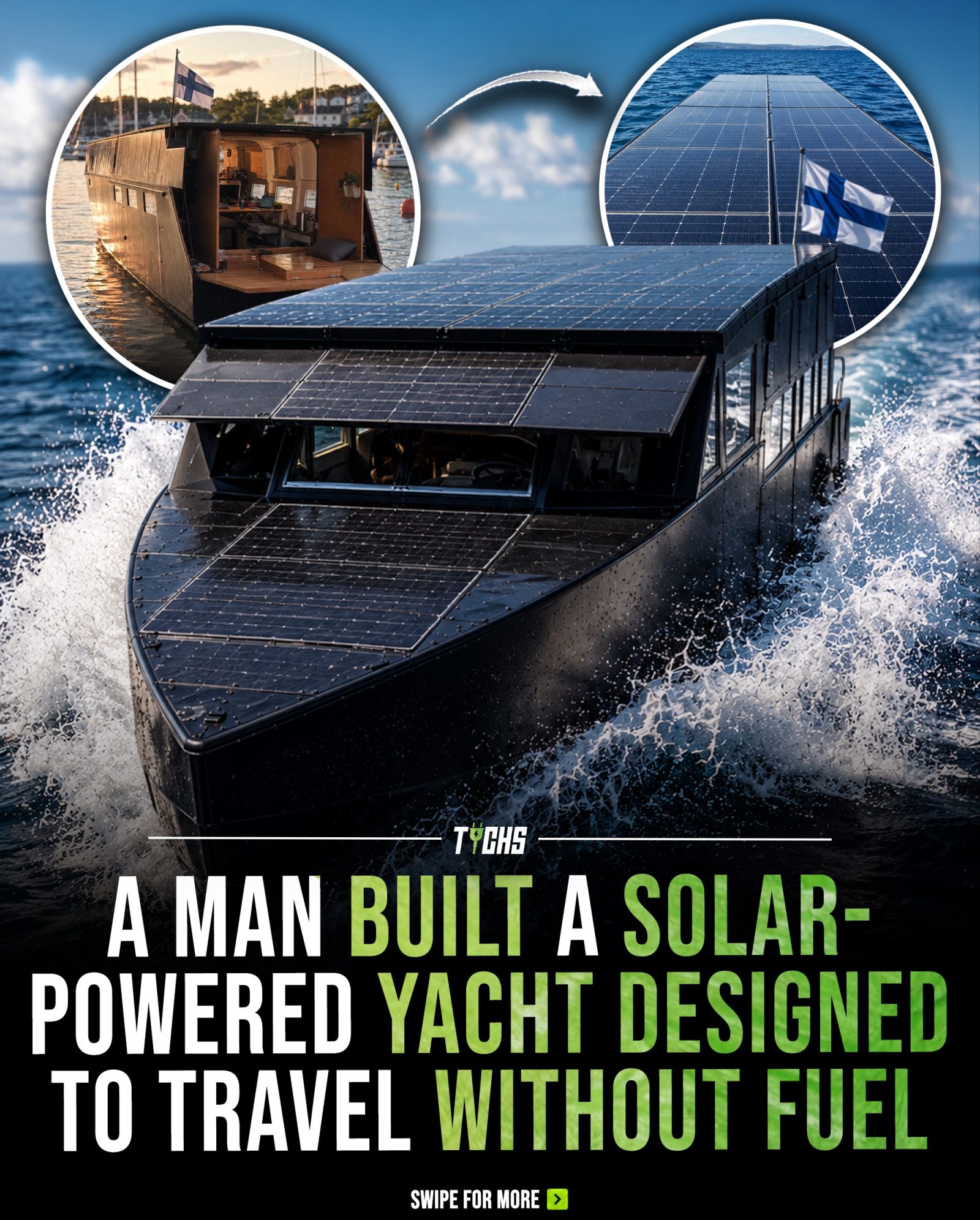A Solar-Powered Yacht's 3,106-Mile Journey: Sustainable Marine Travel