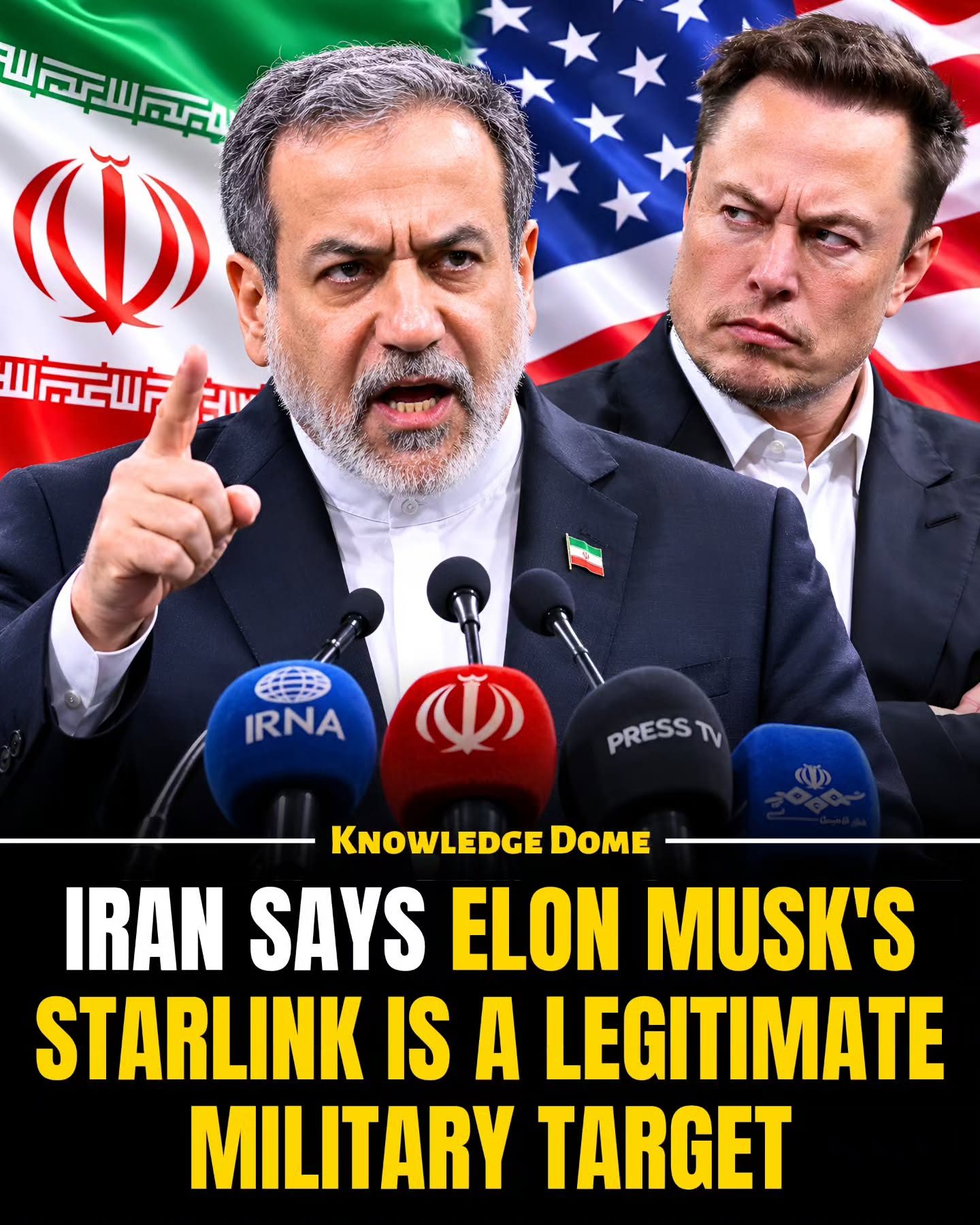 Iran Targets Elon Musk's Starlink as Military Threat