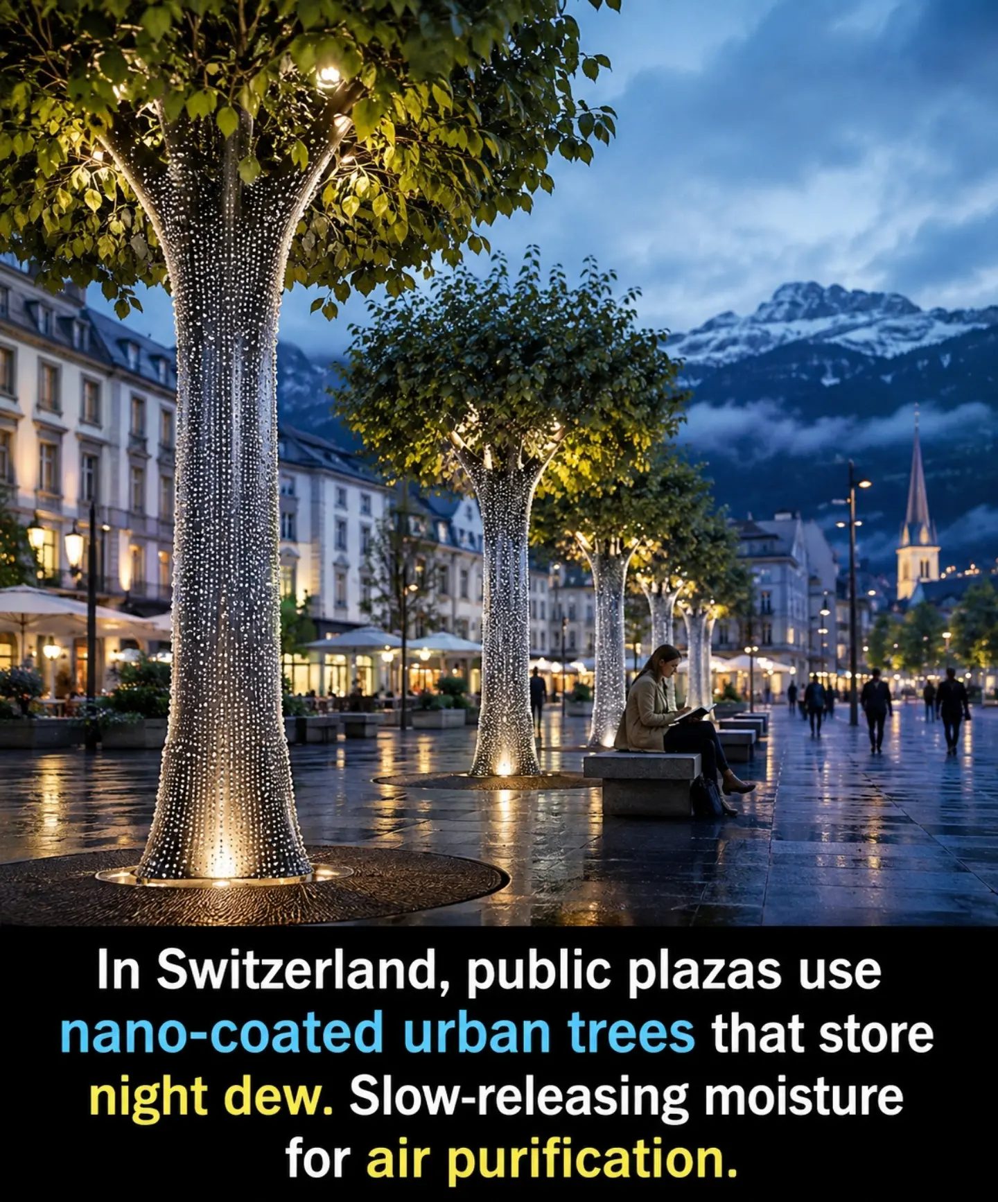 Swiss Plaza's Nano-Tree Initiative for Cleaner Air