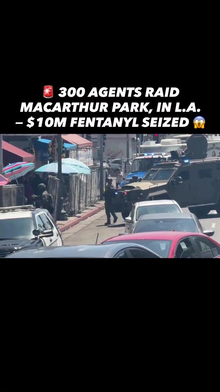 Massive Fentanyl Bust in LA's MacArthur Park