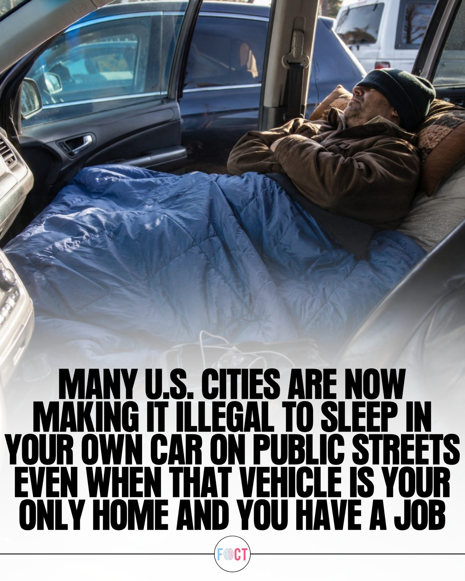U.S. Cities' Bans on Sleeping in Cars Spark Debate
