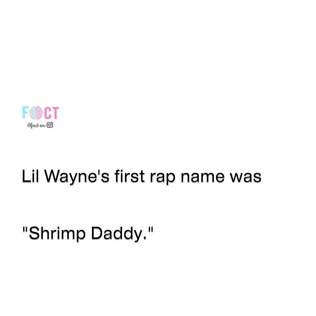 Lil Wayne's Unexpected First Rap Name: Shrimp Daddy Revealed