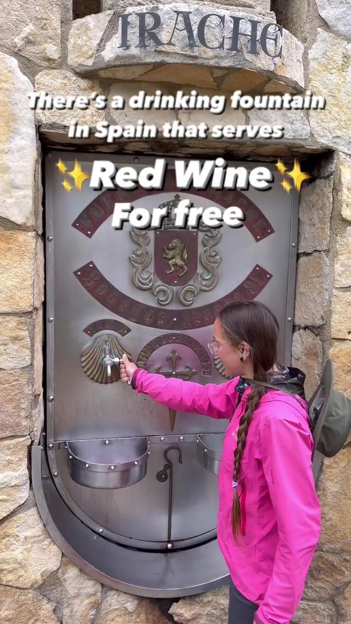 Sip Free Wine from Spain's Unique Fountain