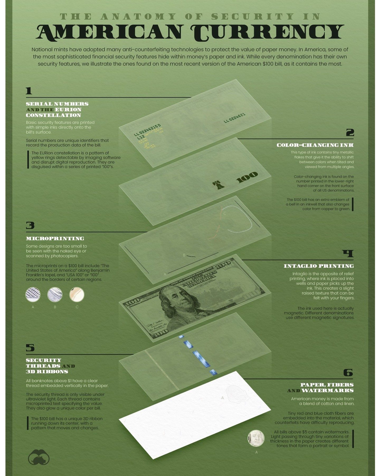 Anatomy of the $100 Bill: Unveiling Its Security Features